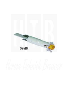 CONTROLELAMP GEEL 230V - Ø 6 MM 120 ° - AANSLUITING 6.3, ZANUSSI 053811