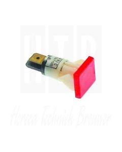 CONTROLELAMP ROOD 230V Ø 14 MM, 58712