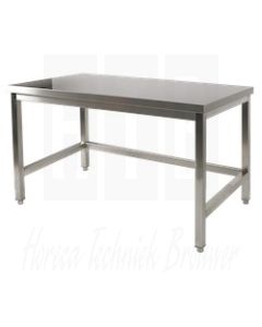 Bertrand RVS Lage Werktafel (L)1400 X (D)500 X (H)600mm, TTB/1450