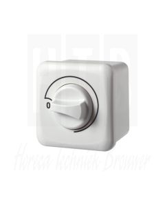 Elektronische dimmer t.b.v. kanaalventilator VT in kunststof behuizing, Amp 1, afmetingen 80x80x55, CW-1