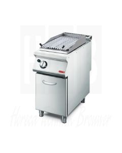 Gastro-M Aardgas lavasteen grill VS70/40GRL, GN003