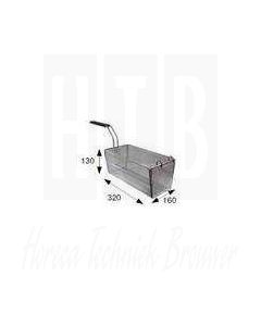 1/2 FRITUURMANDJE MOD TURBO 320 X 160 X H 130, CAPIC A401023