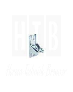 Tegenstuk L 58mm B 20mm H 35mm bevestigingsafstand 42mm messing verchroomd, H0196
