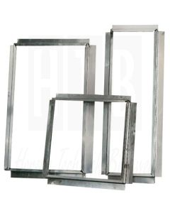 Aluminium vierkante aansluitflens 350 x 350mm, 7216.1040
