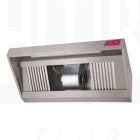 Gastro-M RVS afzuigkap met motor 2500m3 p/u, 250x90x54cm, GN197