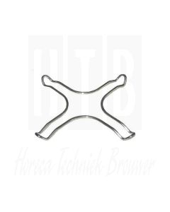 Verkleinrooster staal verchroomd L 250mm B 250mm passend voor universeel, SILKO, 0101080