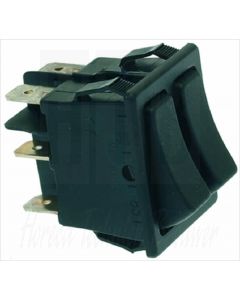 ANIMO SCHAKELAAR WISSEL+PULS 1POLIG ZWART D, 02568