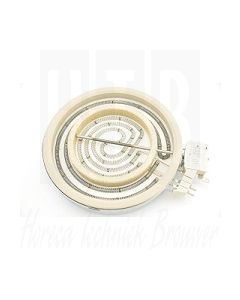 EGOnomic Stralingselement 2.100-650W / 230V Ø180/120mm 2-zones, 10.71261.004