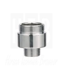 ENCORE messing verchroomde adapter voor body naar zwenkende uitloop, KL50-X075.