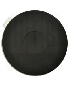 EGO Kookplaat 2000 Watt, 440 Volt Ø220mm met 8mm RVS rand, 12.22453.804