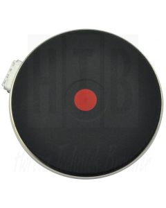 EGO Kookplaat 2000 Watt, 230 Volt Ø180mm met 8mm RVS rand, 12.18463.194