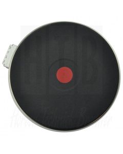 EGO Kookplaat 2000 Watt, 400 Volt Ø180mm met 8mm RVS rand, 12.18463.198