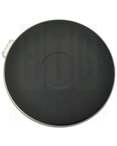 EGO Kookplaat 2000 Watt, 230 Volt Ø220mm met 8mm RVS rand, 12.22453.199