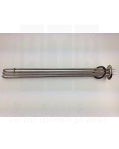 Dompel element, Vermogen: 6000W, Lengte: 460mm, Flens: Ø63mm 