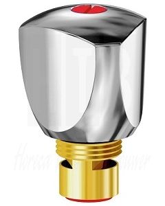 ECHTERMANN Keramisch bovendeel 3/4" R90° S=25mm met greep (blauw) 2144.30/6.1.3 