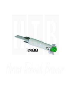 CONTROLELAMP GROEN 230V Ø 6 MM 120 ° AANSLUITING 6.3, ELETTROBAR 216022