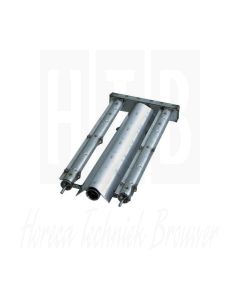 Staafbrander 2-rijen L 430mm B 200mm H 45mm lavasteengrill BERTOS 31278400