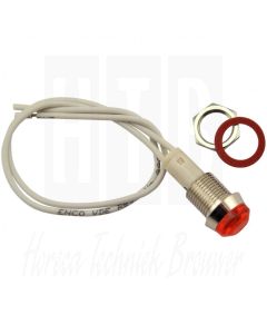 Signaallamp Ø12mm oranje 250V kabel=190mm schroef, 3221496 
