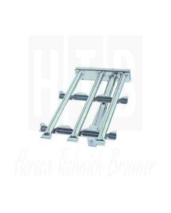 Staafbrander 3-rijen L 460mm B 280mm H 90mm grillplaat ANGELO PO 34A0110 