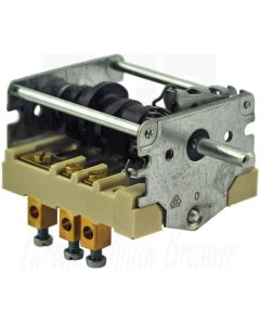 EGO 4-Standenschakelaar (0-1-2-3) 2-polig + signaalcontact (schroef) 43.24232.000