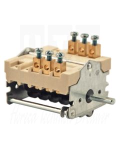 EGO 2 Standenschakelaar aan/uit (0-1-0-1) 3-polig (schroef) Voorzetschakelaar schroefaansluiting, 43.32032.000