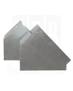 Aluminium bocht 45° 150 x 150mm, vierkant, 7216.0985 