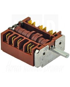 EGO 3-Standenschakelaar (0-1-3) 2-polig, Steekaansluiting F6,3, 46.23866.580