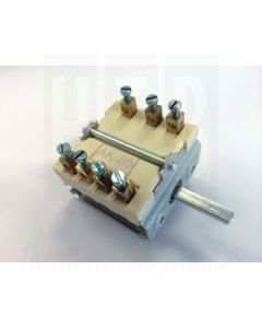 EGO 4-Standenschakelaar (0-1-2-3) 2-polig + signaalcontact (schroef) 49.24215.000