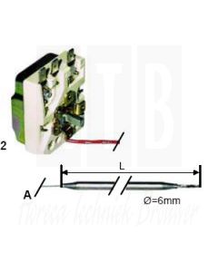 EGO Thermostaat 85° - 110°C 1-Polig Sensor 265/Ø6mm Capilair 890/800mm, 51.09915.010