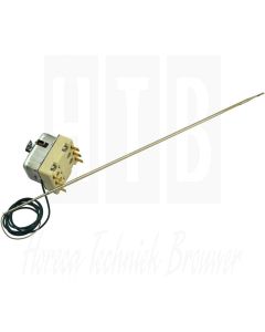 EGO Begrenzer 255°C 3-polig voeler 307/Ø3mm. capilair 730/700mm. 55.32559.010