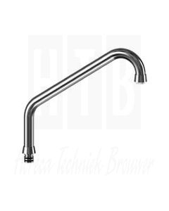 ECHTERMANN HU-uitloop 3/4" A=400mm H=210mm automat. restwaterafvoer, 6338.90/400.250 