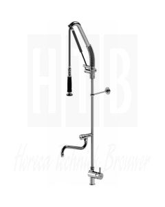 ECHTERMANN TOPCLEAN 1-gats bladmodel met 1-hendel mengkraan en tussenkraan op stijgpijp, 6544.11 