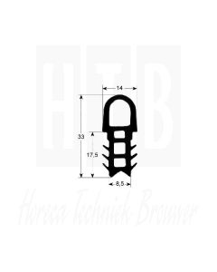DEURRUBBER VOOR OVEN 1650x700 mm, 20X 1/1 + 2/1 OD / HUD CONVOTHERM 700X1640