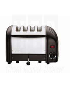 Dualit Vario broodrooster 4 sleuven zwart 40344, 230 Volt 50HZ, E266