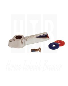 HENDEL INCL VIJS  en  RODE+BLAUWE INDICATOR, K50-0110