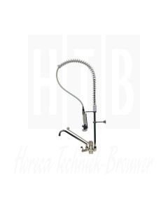 CLASSIC EENGATS VOORSPOELDOUCHE MET - TUSSENKRAAN MET ELLEBOOGBEDIENING LKL-2615-000