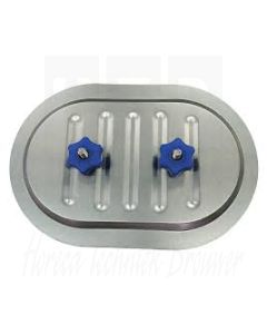 INSPECTIELUIK VLAK ADAR-400, voor afzuigkanaal, 400mm x 300mm,