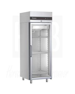 Inomak RVS vrieskast 2/1 GN Glasdeur, 720 x 905 x 2100-2160 mm, CBP172/GL