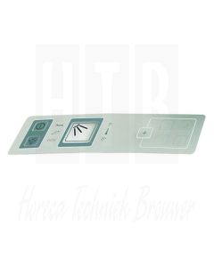 Plakplaat -bedieningspaneel GS202/215/302/310/315, 3124223