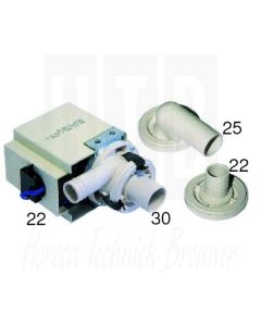 WATERPOMP GRE 604215X, 100 WATT, 230 Volt 50Hz, 24mm aansluitingen,  Z1ID005