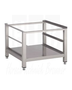 Gastro M vaatwasser onderstel 60x60x40cm met onderblad en geleider