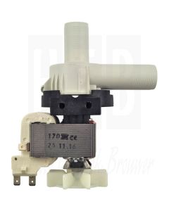 Afvoerpomp Hanning KD22B3679 80Watt 220 Volt 50HZ, ingang=Ø24mm, uitgang=Ø24mm.