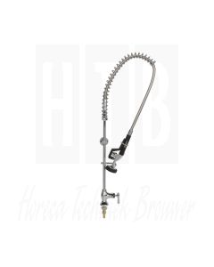 Encore voorspoeldoche messing verchroomd, 1 gats bladmontage met muurbeugel, ACS gecertificeerd, KL63-1000-BR 