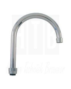 ENCORE, 6" S/S Gooseneck, 152mm, uitloop, KS11-12-X002