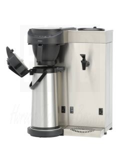 Koffiemachine met pompthermoskan en heetwateraftap Animo, MT200Wp - ZWART, vaste wateraansluiting, 9010547