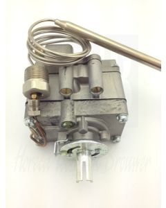 Gasthermostaat FDL 93°C - 204°C V=250/8 Cap=600mm met doorvoerwartel, R-FDL-3-01-36