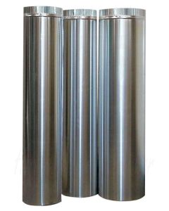 Aluminium ronde buis 350mm enkelwandig, 7218.0350