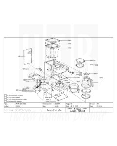 VERVANGINGSSET MEMBRAAMSCHAKELAAR ANIMO A140,99698