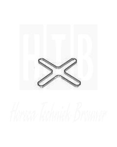 Verkleinrooster L 205mm B 205mm staal verchroomd passend voor ANGELO PO  36A0491EX