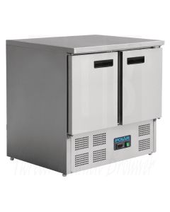 Gebruikte Polar G-serie 2-deurs koelwerkbank 240 Liter, 230 Volt 50HZ, U636-Used